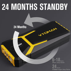 VTOMAN V10 Pro safety technologies guard against misconnection and hazards.