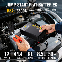 VTOMAN X3 air compressor with five nozzles enables fast tire inflation