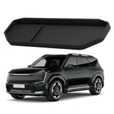 VTVWNM behind-screen storage for EV9 keeps sunglasses within easy reach.