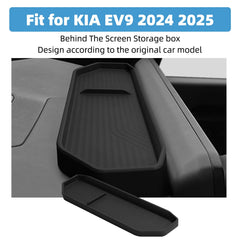 VTVWNM center-console organizer for EV9 keeps dashboard items neatly stored.
