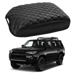 VTVWNM center console armrest cover with leather embroidery protects the armrest and elevates style