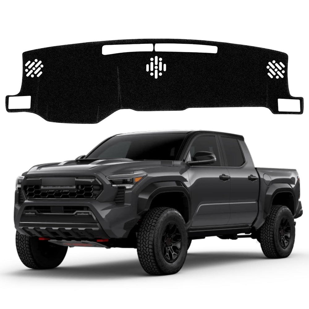 VTVWNM dash cover fits Toyota Tacoma 2024–2026 for UV protection and glare reduction.