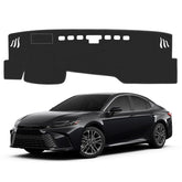 VTVWNM dash cover mat on Toyota Camry 2025-2026 front view reduces glare and protects the dash.