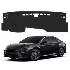 VTVWNM dash cover mat on Toyota Camry 2025-2026 front view reduces glare and protects the dash.