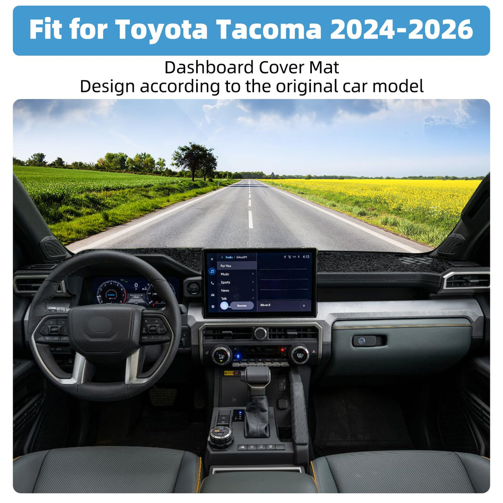 VTVWNM dash cover top view showcases three-layer construction for durable interior protection.