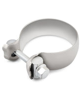 Vudajuley 36522 exhaust clamp close-up showing rugged, heat-resistant finish.