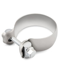 Vudajuley 36522 exhaust clamp close-up showing rugged, heat-resistant finish.