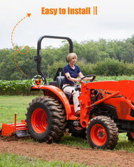 Vudajuley amber hazard light installation on Kubota tractors is straightforward.