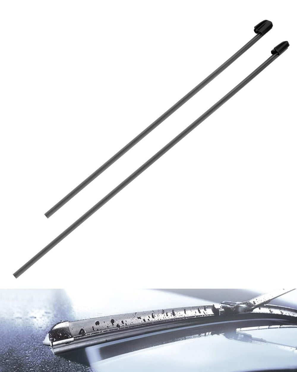 Vudajuley front wiper refill for Volvo XC60 delivers clear rain visibility.