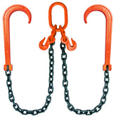 VULCAN towing chain bridle hook attachment for secure setup during towing.