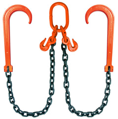 VULCAN towing chain bridle hook attachment for secure setup during towing.