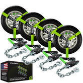 VULCAN lasso strap 2in-96in high-visibility webbing for safer daytime securing.