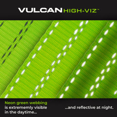 VULCAN retro-reflective fibers shine at night for added safety.