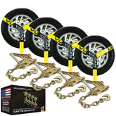 VULCAN lasso-style tie-down with 2-inch webbing for secure transport.
