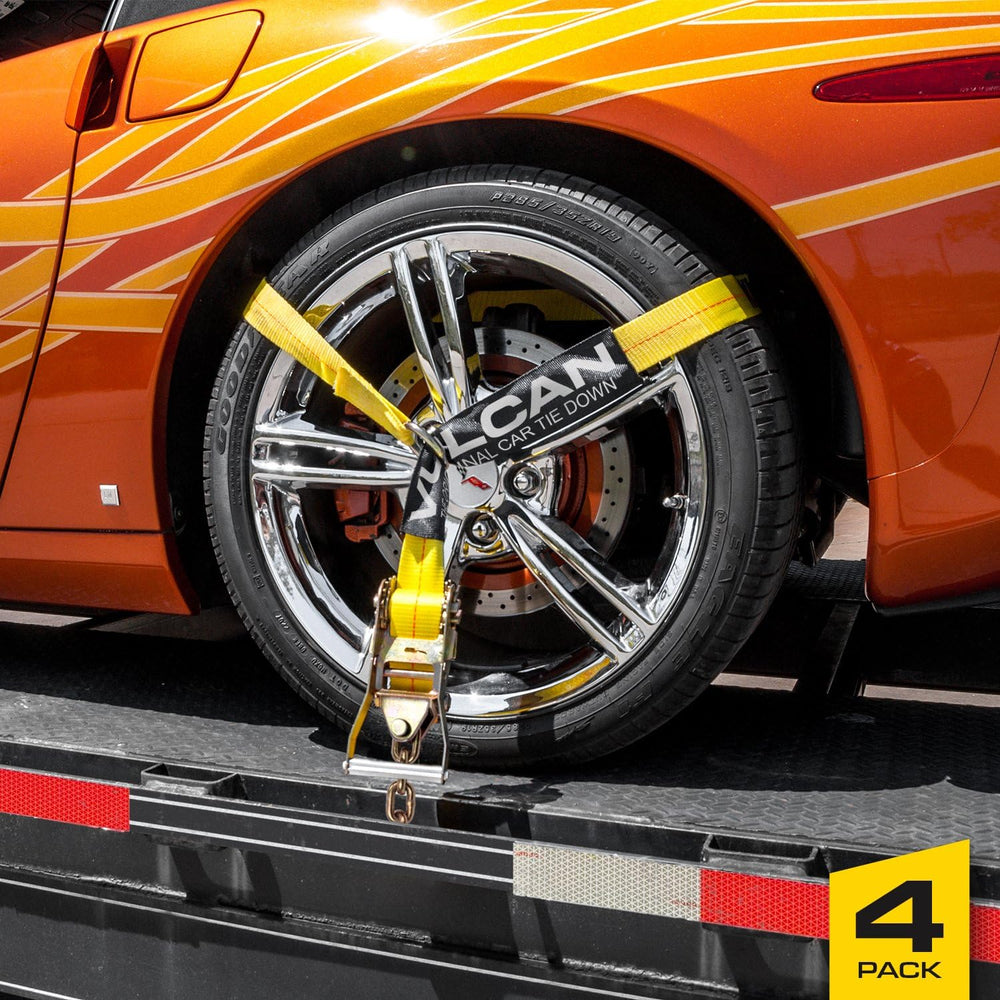 VULCAN UV-resistant 2-inch yellow webbing resists sun and wear.