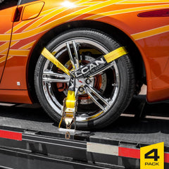 VULCAN UV-resistant 2-inch yellow webbing resists sun and wear.