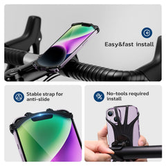 VUP bike phone mount stays secure on various terrains and bikes.