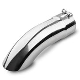 Vurkcy 3.5-inch inlet curved exhaust tip enhances style and airflow.
