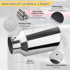 Vurkcy 8inoutlet exhaust tip highlighting wider outlet and potential flow
