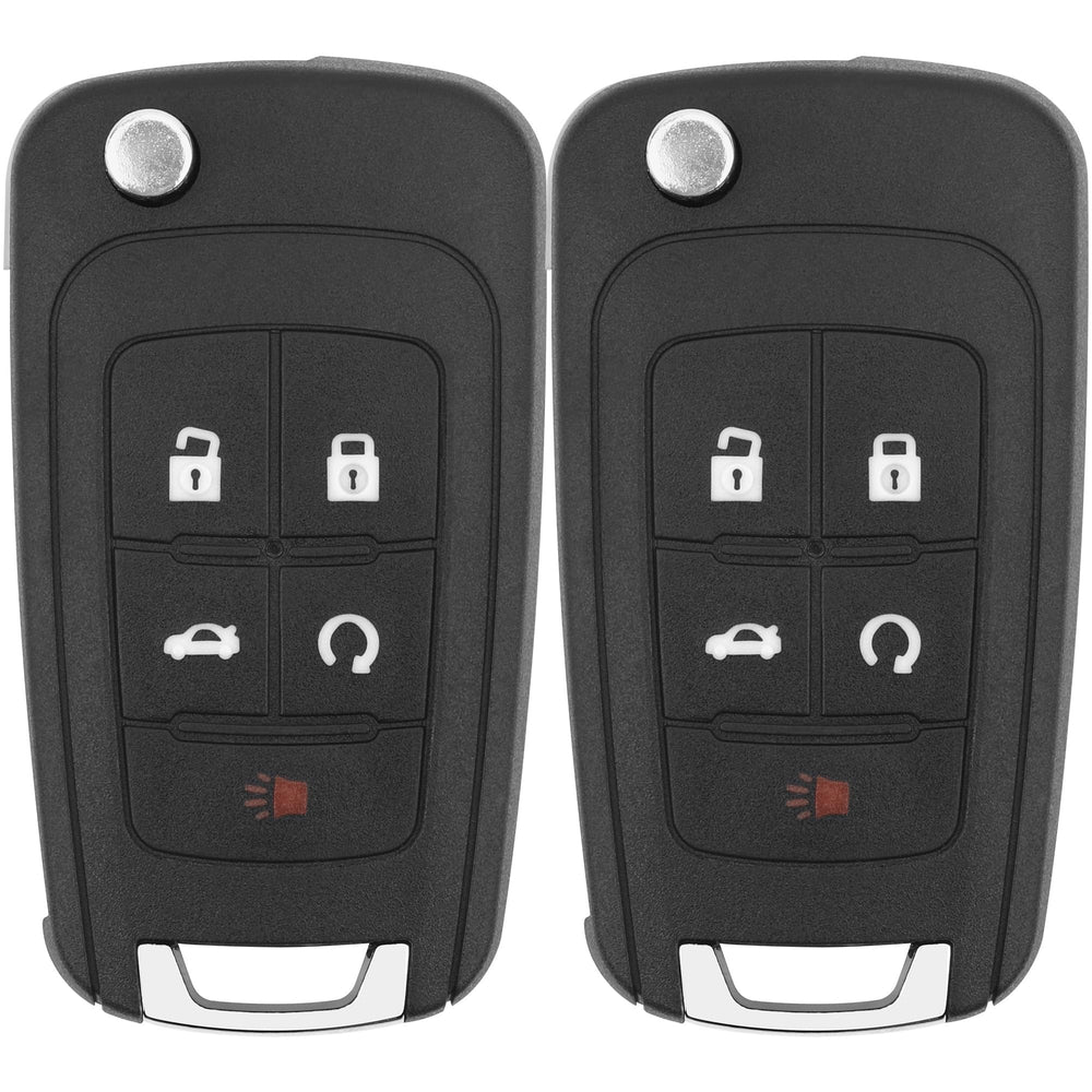 Vurkcy Buick Encore key fob 2-pack with remote buttons for secure access.