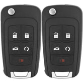 Vurkcy Buick Encore key fob 2-pack with remote buttons for secure access.
