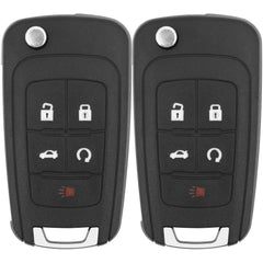 Vurkcy Buick Encore key fob 2-pack with remote buttons for secure access.