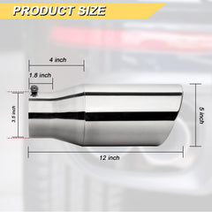 Vurkcy exhaust tip drainage hole design helps prevent water buildup