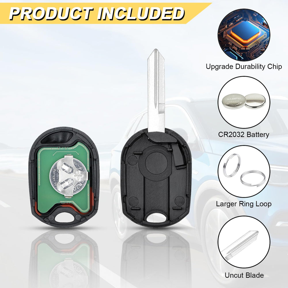 Vurkcy key fob with shockproof plastic for daily durability.