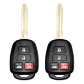 Vurkcy HYQ12BDM front view key fob replacement for Toyota remotes