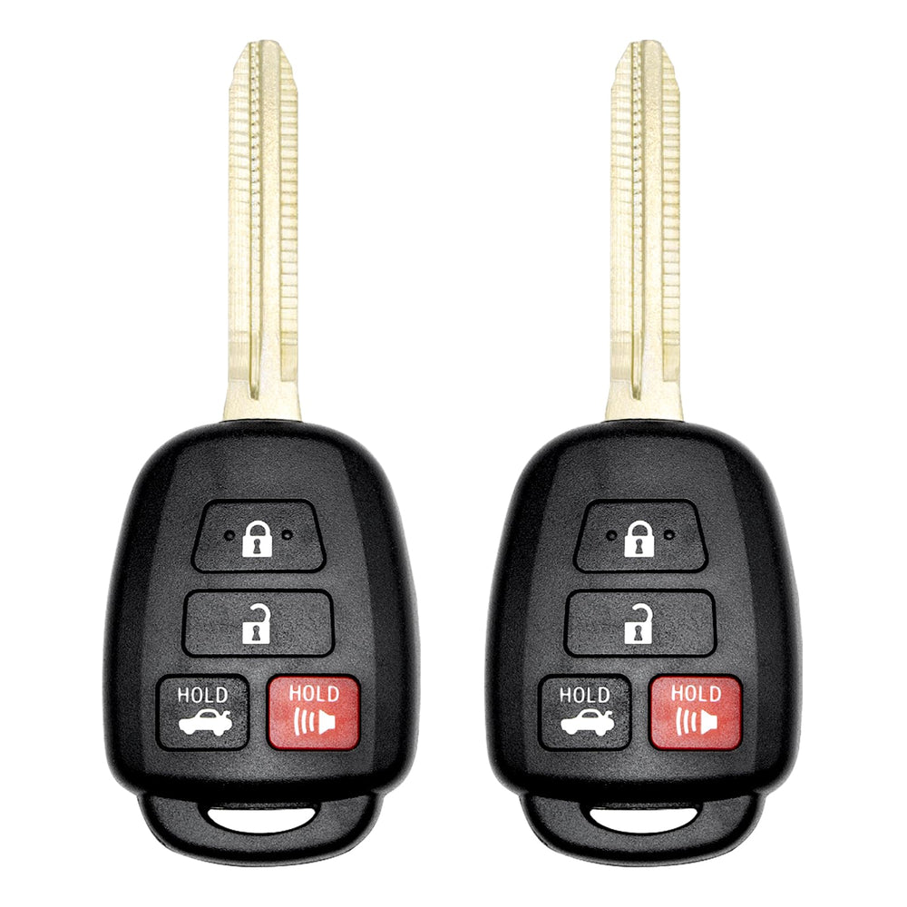 Vurkcy HYQ12BDM front view key fob replacement for Toyota remotes
