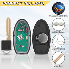 Vurkcy Infiniti G37 key fob replacement with two remotes and OEM-like feel