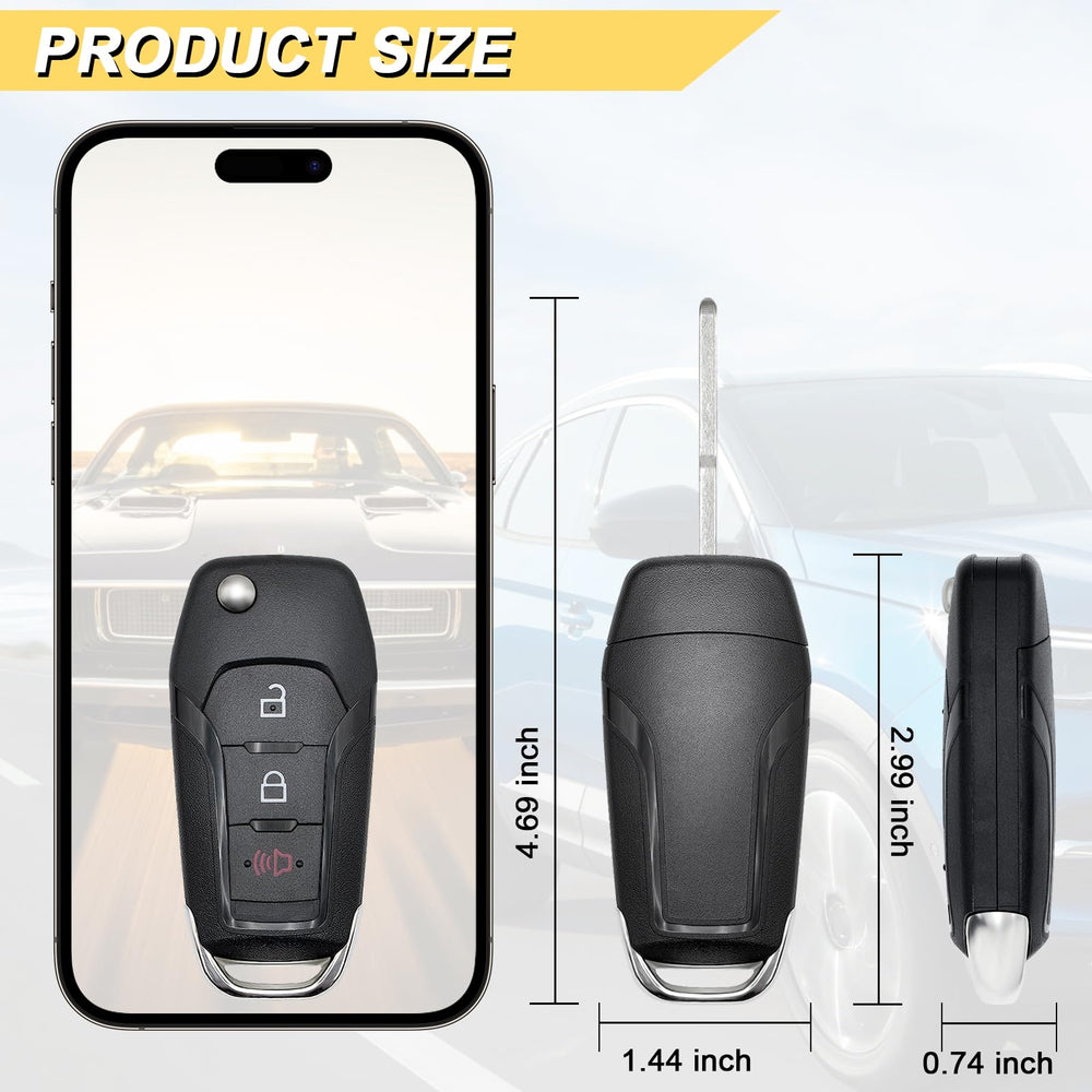 Vurkcy key fob battery preinstalled for quick replacement readiness.