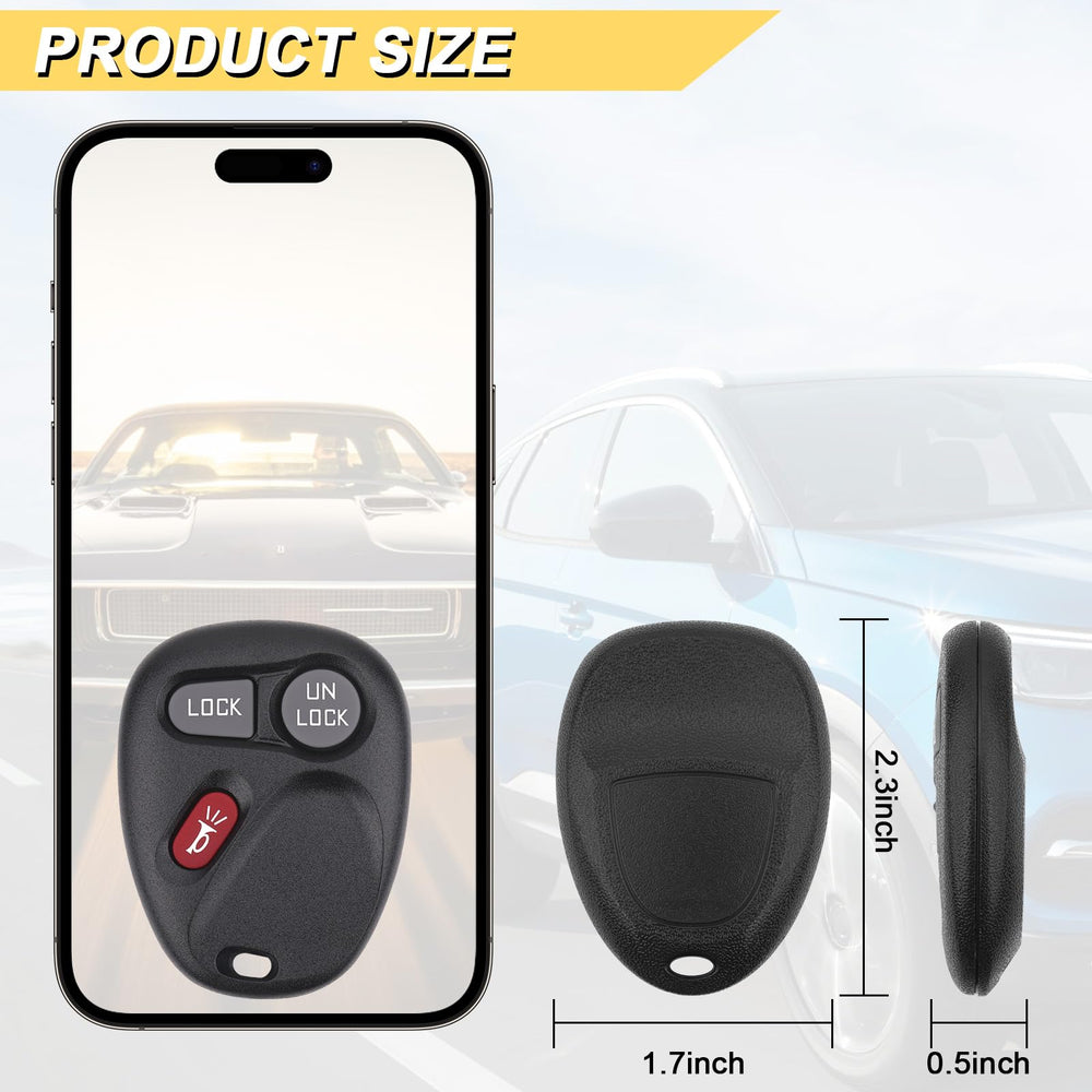 Vurkcy key fob battery preinstalled for immediate use.