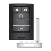 Vurkcy Cadillac SRX key fob replacement with 5 buttons for 2010-2015 models