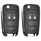 Vurkcy key fob for Chevrolet Equinox front view with reliable lock and unlock.