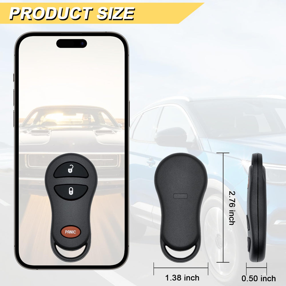 Vurkcy compatibility guide graphic helps verify fit for Dodge/Chrysler models