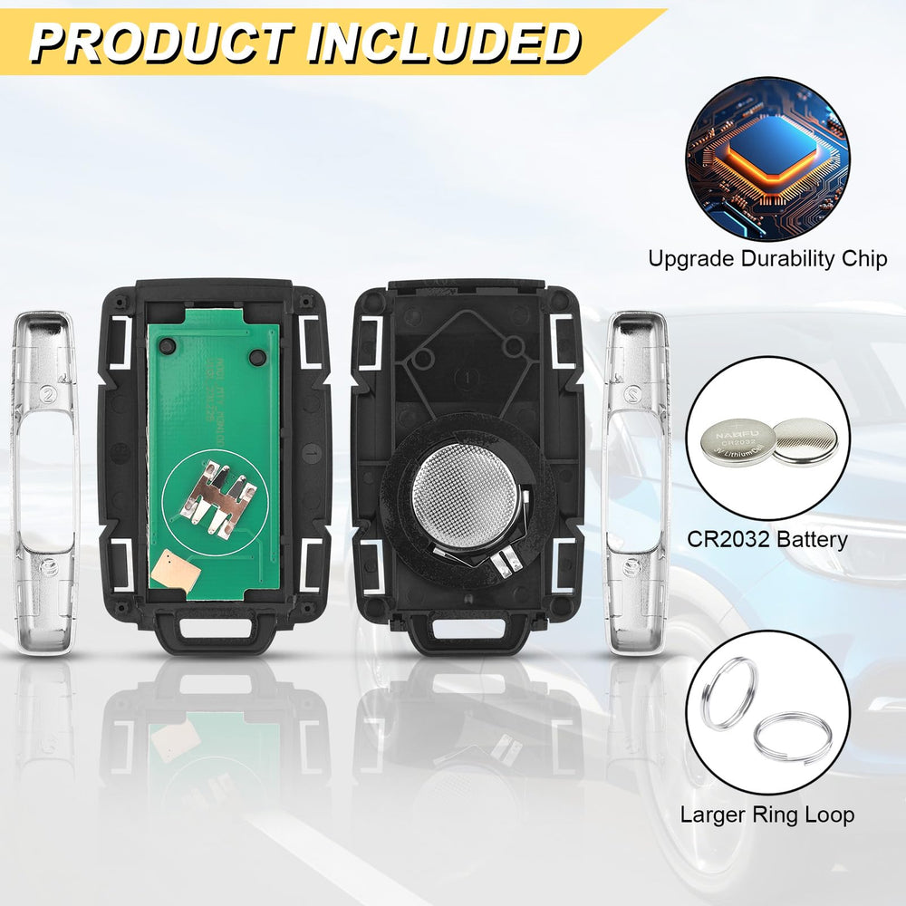 Vurkcy key fob compatibility list for Chevy and GMC models