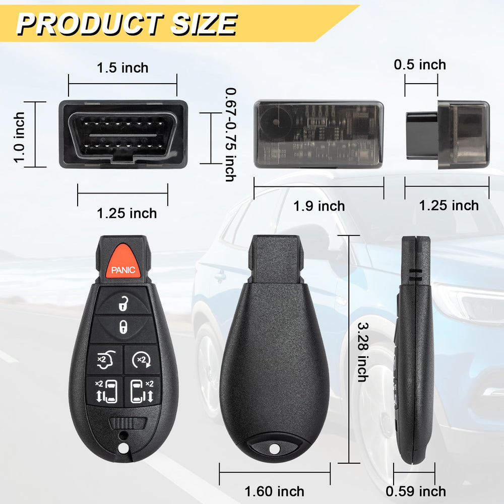 Vurkcy key fob electronics preinstalled for quick setup