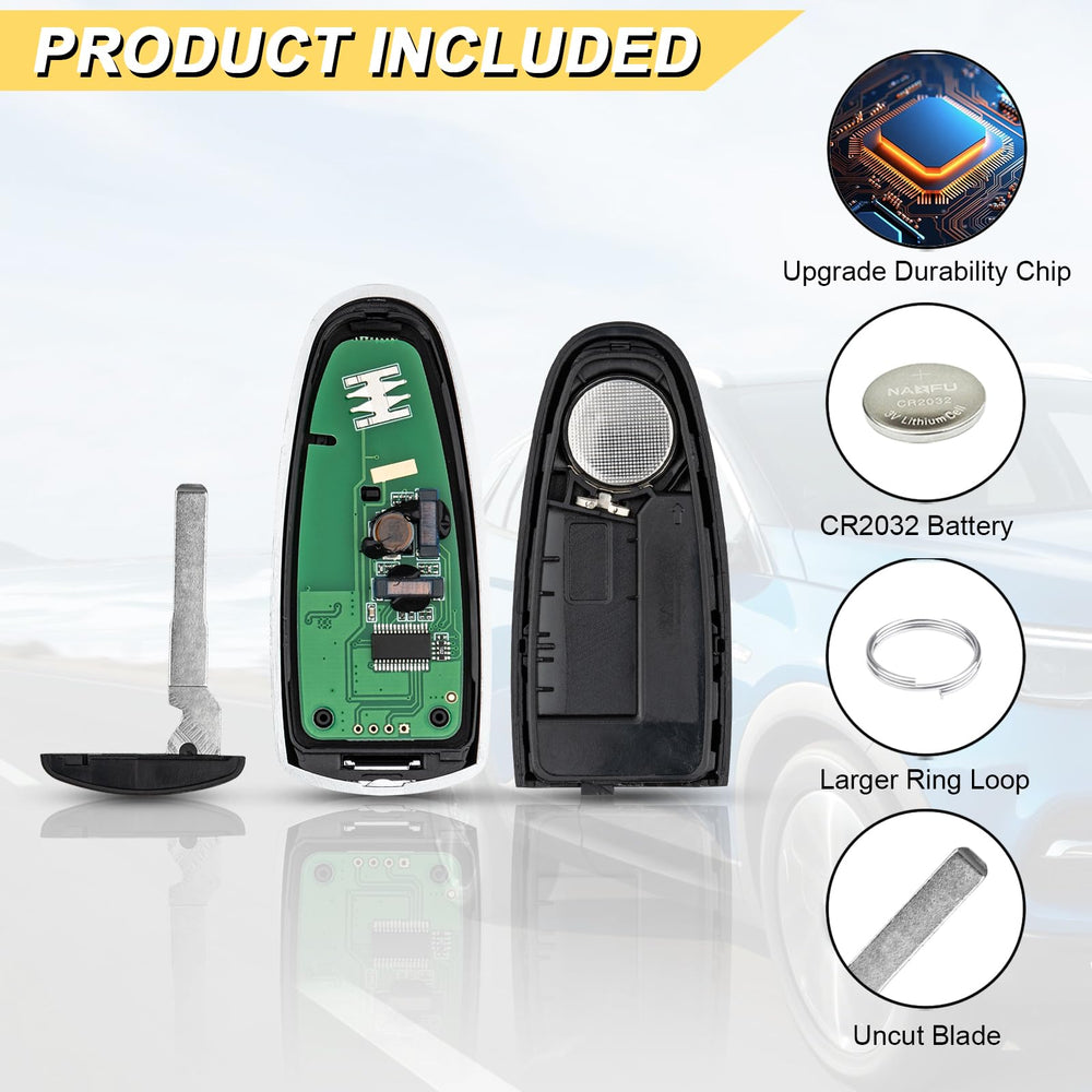 Vurkcy key fob electronics pre-installed inside the shell.