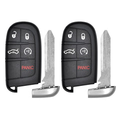 Vurkcy key fob front view showing five-button layout for easy control