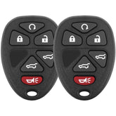 Vurkcy key fob front view with six-button layout for easy operation