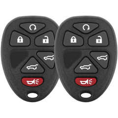 Vurkcy key fob front view with six-button layout for easy operation