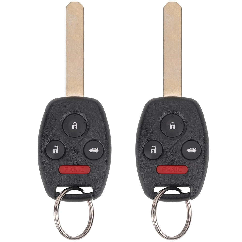 Vurkcy key fob for Honda Accord 2008-2012, front view with button layout for easy replacement