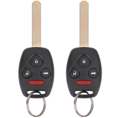 Vurkcy key fob for Honda Accord 2008-2012, front view with button layout for easy replacement