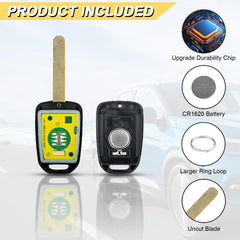 Vurkcy compatibility badge confirming Honda Accord/Civic fit and FCC ID.