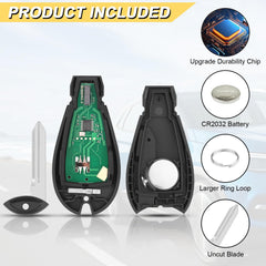 Vurkcy key fob packaging showing included replacement remote kit.