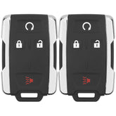 Vurkcy key fob remote front view with four buttons for GM trucks