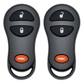 Vurkcy key fob replacement for Dodge Ram with two buttons, ready to program.