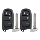 Vurkcy key fob replacement for Dodge Ram with four-button remote layout for easy use
