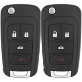 Vurkcy key fob replacement front view with compact, reliable remote control.